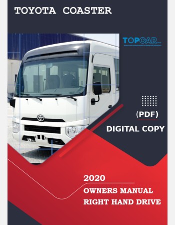 toyota coaster 2020 owners manual in english